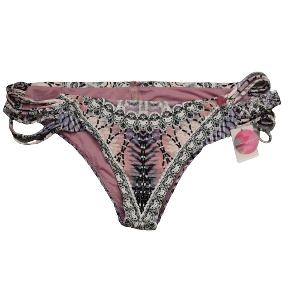 NWT Raisins Tulum Shores Macramé Cheeky Bikini Swimsuit Bottoms XL X-Large Jrs - Picture 4 of 12